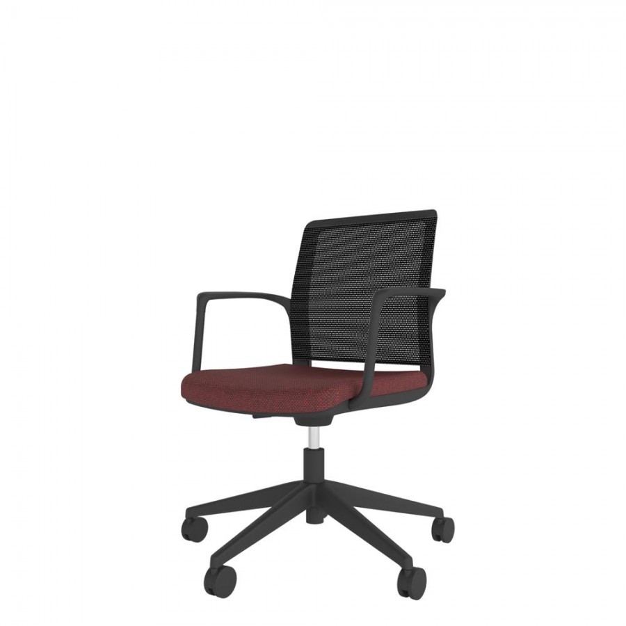 Black Shell Mesh Back Task Chair